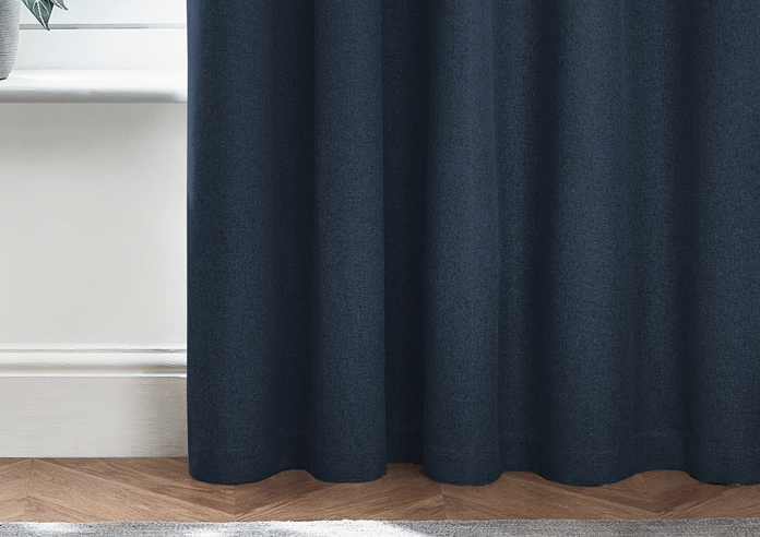 Dawn (Blackout) Eyelet, Midnight - Ready Made Curtains - Image 6